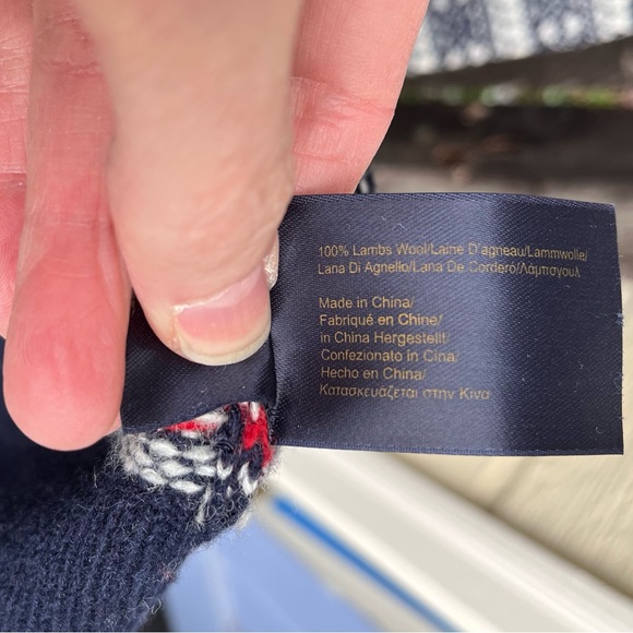 Brooks Brothers 100% Lambs Wool Fair Isle Sweater Vest Dress NWOT Sz S - Picture 8 of 12